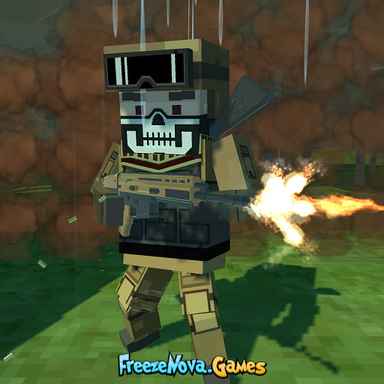 FreezeNova Blocky Combat Swat